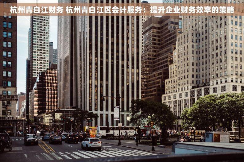 杭州青白江财务 杭州青白江区会计服务：提升企业财务效率的策略