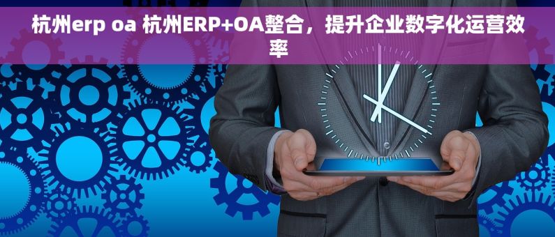 杭州erp oa 杭州ERP+OA整合，提升企业数字化运营效率
