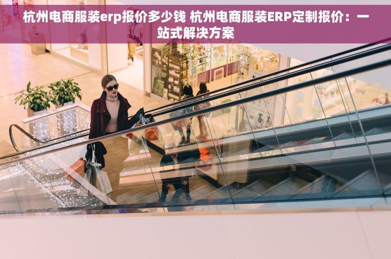 杭州电商服装erp报价多少钱 杭州电商服装ERP定制报价：一站式解决方案