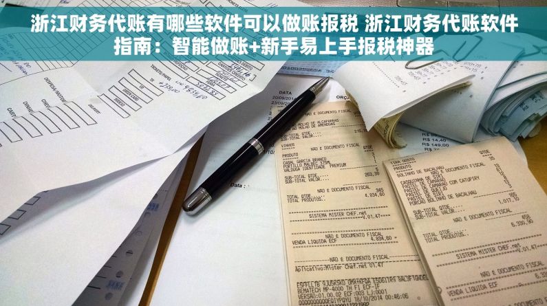 浙江财务代账有哪些软件可以做账报税 浙江财务代账软件指南：智能做账+新手易上手报税神器