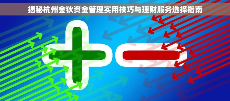 揭秘杭州金狄资金管理实用技巧与理财服务选择指南