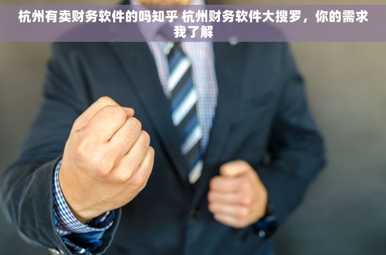 杭州有卖财务软件的吗知乎 杭州财务软件大搜罗，你的需求我了解
