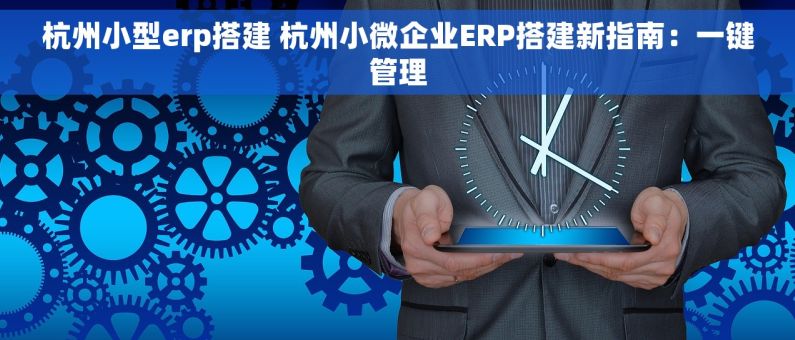 杭州小型erp搭建 杭州小微企业ERP搭建新指南：一键管理