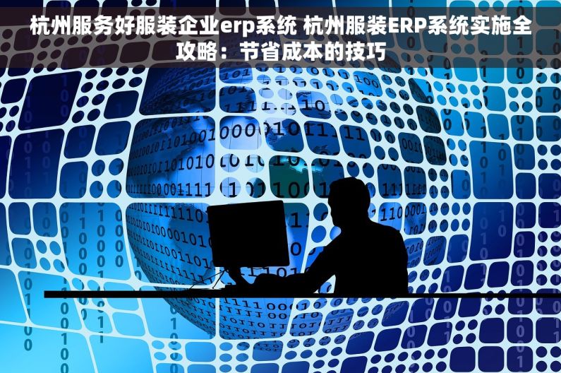 杭州服务好服装企业erp系统 杭州服装ERP系统实施全攻略：节省成本的技巧