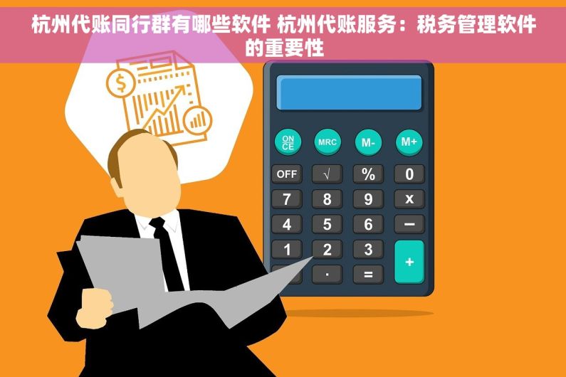 杭州代账同行群有哪些软件 杭州代账服务：税务管理软件的重要性