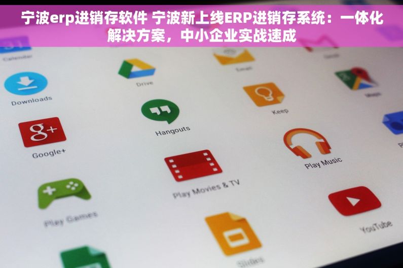 宁波erp进销存软件 宁波新上线ERP进销存系统：一体化解决方案，中小企业实战速成