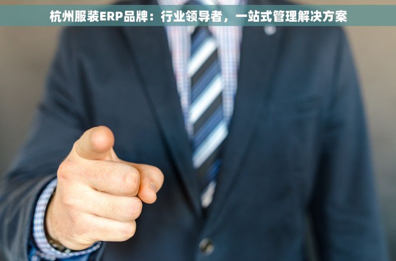 杭州服装ERP品牌：行业领导者，一站式管理解决方案