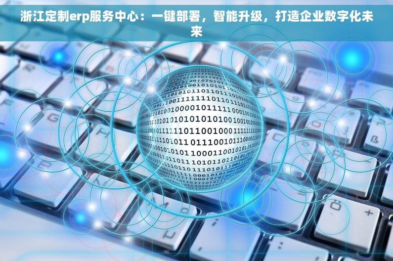 浙江定制erp服务中心：一键部署，智能升级，打造企业数字化未来