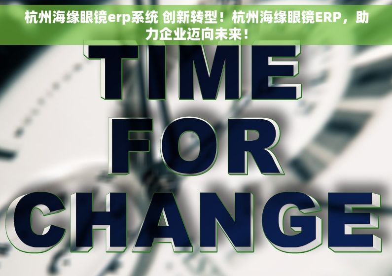 杭州海缘眼镜erp系统 创新转型！杭州海缘眼镜ERP，助力企业迈向未来！