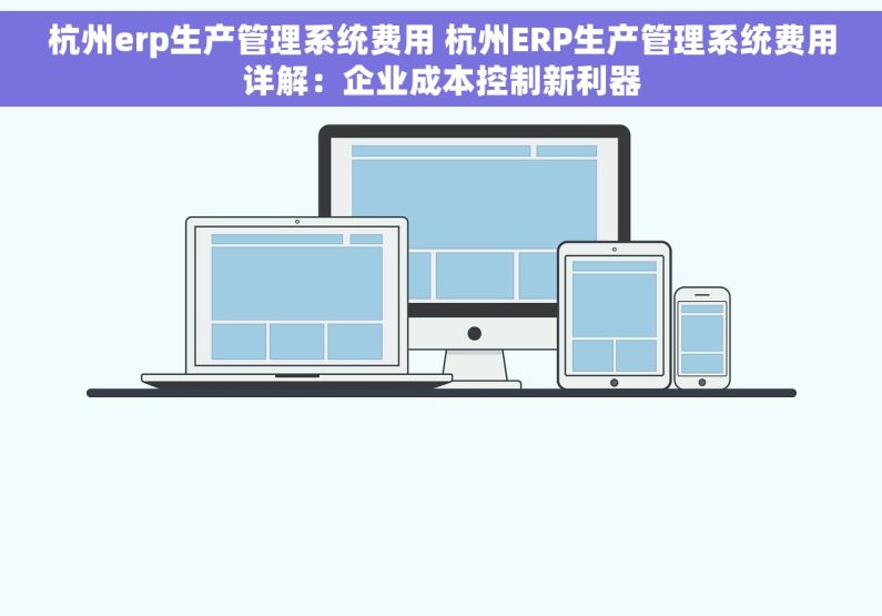 杭州erp生产管理系统费用 杭州ERP生产管理系统费用详解：企业成本控制新利器