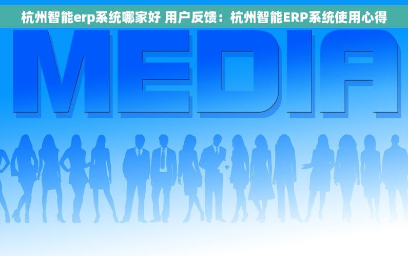杭州智能erp系统哪家好 用户反馈：杭州智能ERP系统使用心得