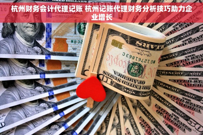 杭州财务会计代理记账 杭州记账代理财务分析技巧助力企业增长