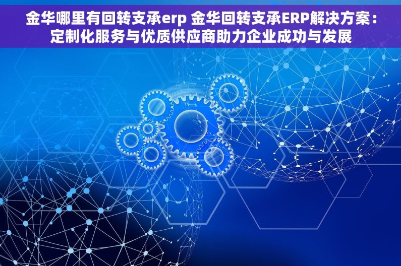 金华哪里有回转支承erp 金华回转支承ERP解决方案：定制化服务与优质供应商助力企业成功与发展