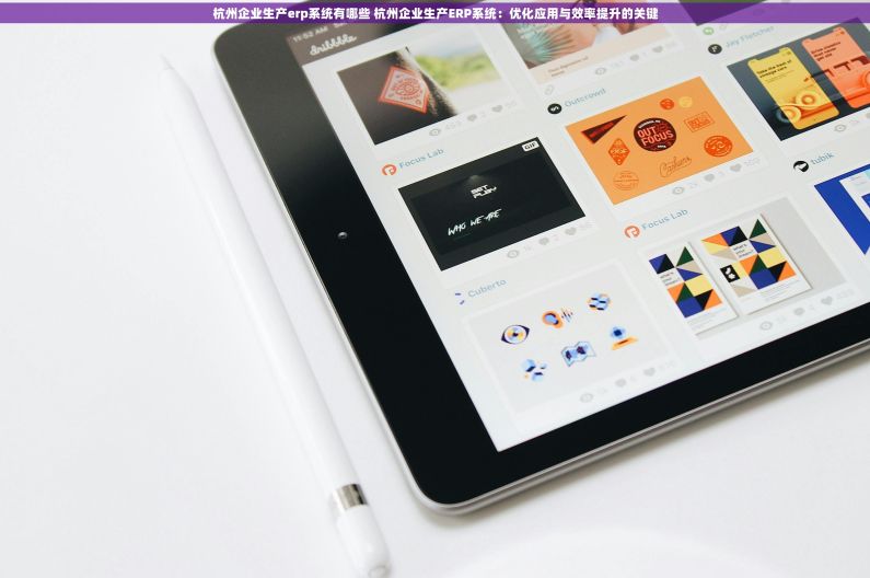 杭州企业生产erp系统有哪些 杭州企业生产ERP系统：优化应用与效率提升的关键