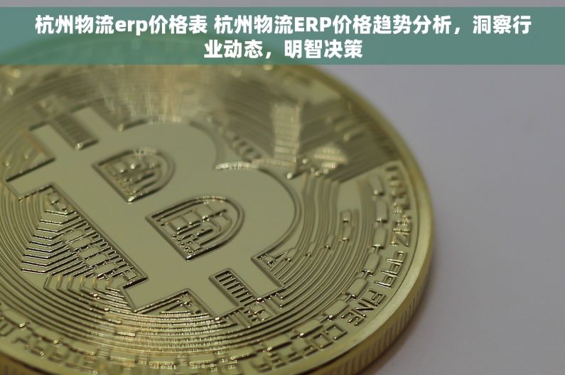 杭州物流erp价格表 杭州物流ERP价格趋势分析，洞察行业动态，明智决策