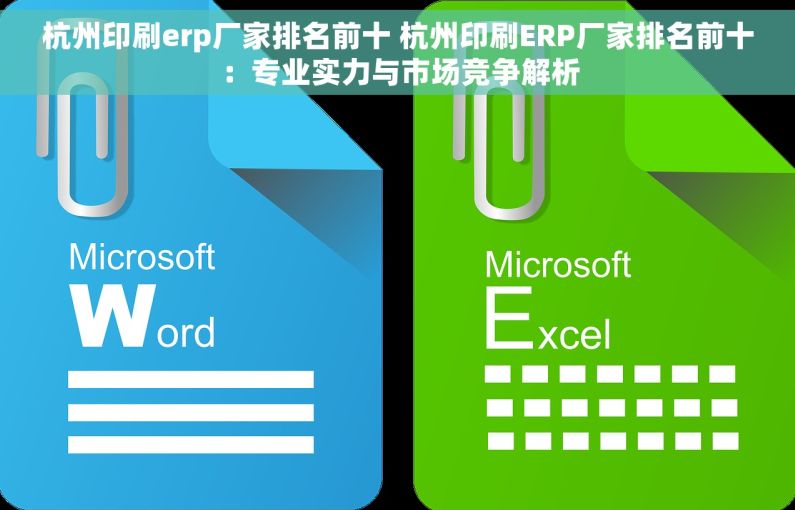 杭州印刷erp厂家排名前十 杭州印刷ERP厂家排名前十：专业实力与市场竞争解析