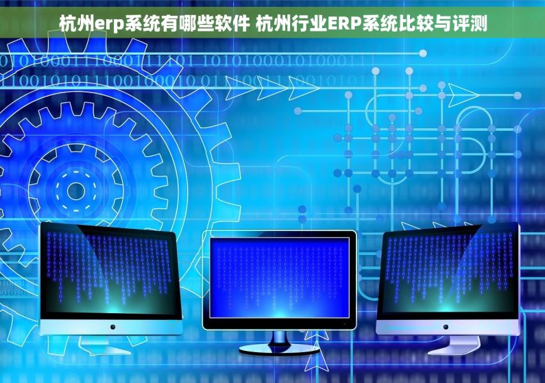 杭州erp系统有哪些软件 杭州行业ERP系统比较与评测