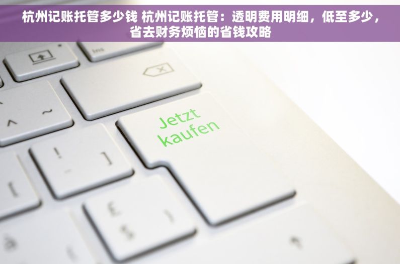 杭州记账托管多少钱 杭州记账托管：透明费用明细，低至多少，省去财务烦恼的省钱攻略
