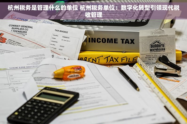 杭州税务是管理什么的单位 杭州税务单位：数字化转型引领现代税收管理