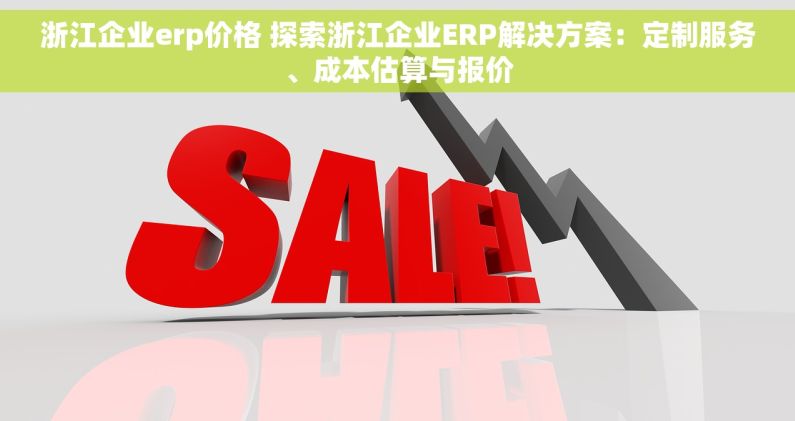 浙江企业erp价格 探索浙江企业ERP解决方案：定制服务、成本估算与报价