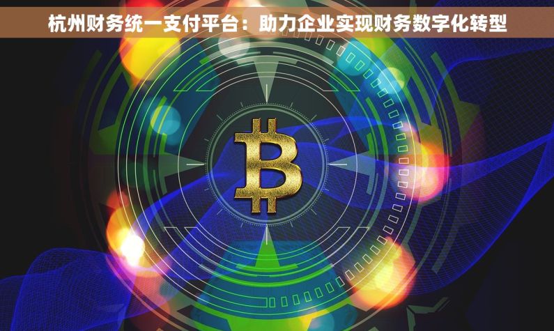 杭州财务统一支付平台：助力企业实现财务数字化转型