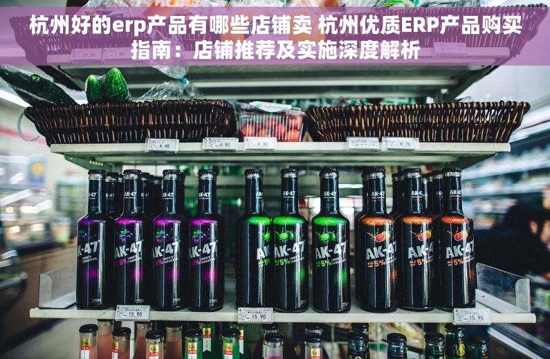 杭州好的erp产品有哪些店铺卖 杭州优质ERP产品购买指南：店铺推荐及实施深度解析