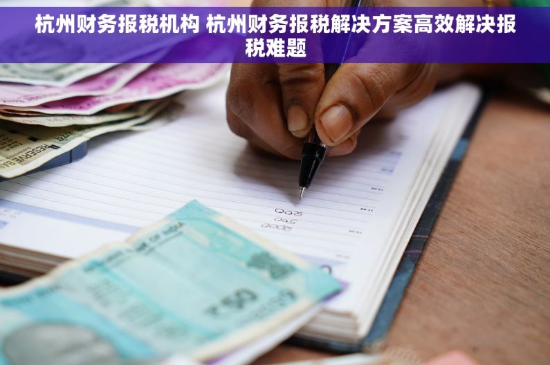 杭州财务报税机构 杭州财务报税解决方案高效解决报税难题