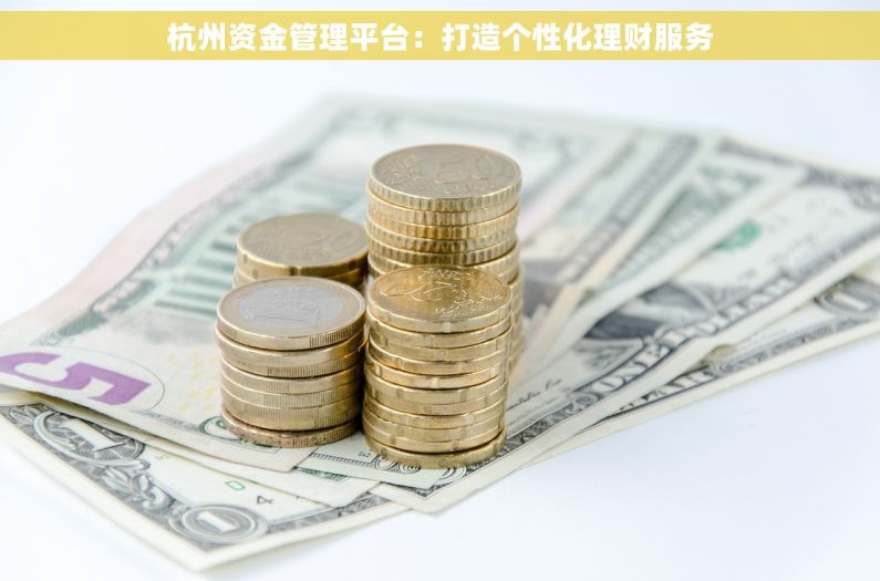 杭州资金管理平台：打造个性化理财服务