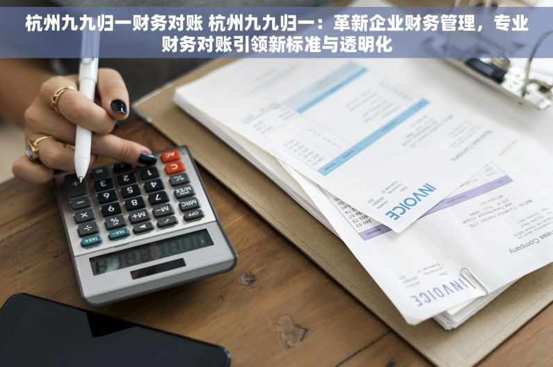 杭州九九归一财务对账 杭州九九归一：革新企业财务管理，专业财务对账引领新标准与透明化