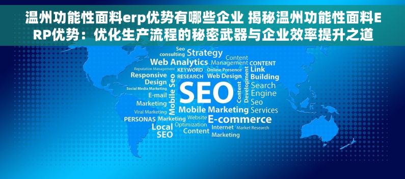 温州功能性面料erp优势有哪些企业 揭秘温州功能性面料ERP优势：优化生产流程的秘密武器与企业效率提升之道