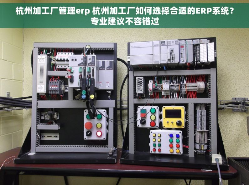 杭州加工厂管理erp 杭州加工厂如何选择合适的ERP系统？专业建议不容错过