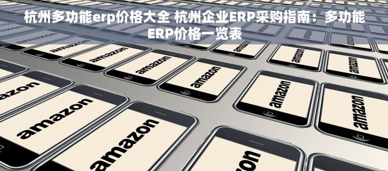 杭州多功能erp价格大全 杭州企业ERP采购指南：多功能ERP价格一览表