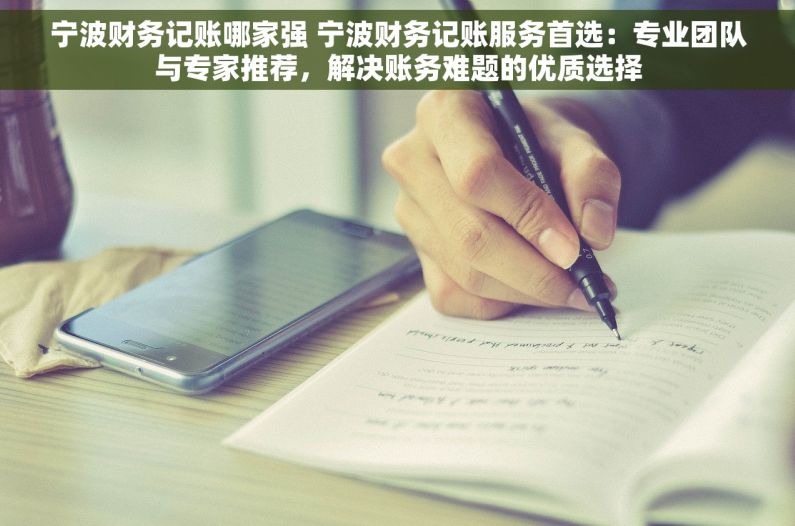 宁波财务记账哪家强 宁波财务记账服务首选：专业团队与专家推荐，解决账务难题的优质选择