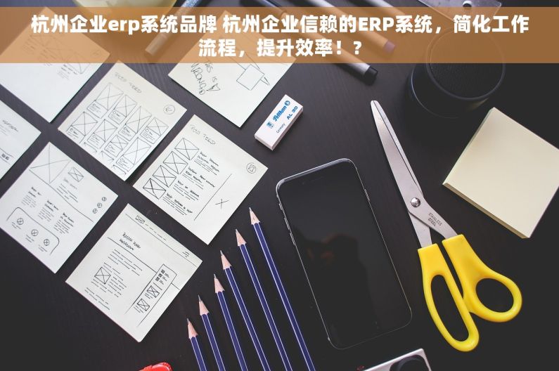 杭州企业erp系统品牌 杭州企业信赖的ERP系统，简化工作流程，提升效率！?