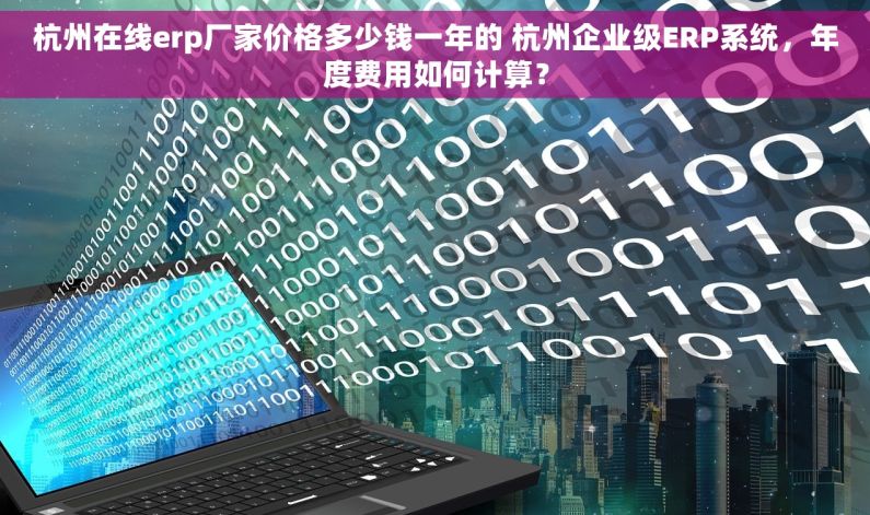 杭州在线erp厂家价格多少钱一年的 杭州企业级ERP系统，年度费用如何计算？