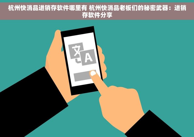 杭州快消品进销存软件哪里有 杭州快消品老板们的秘密武器：进销存软件分享
