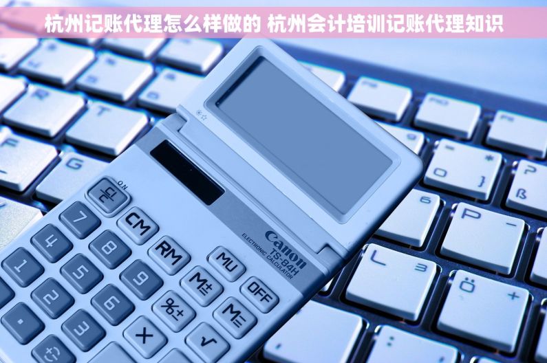 杭州记账代理怎么样做的 杭州会计培训记账代理知识