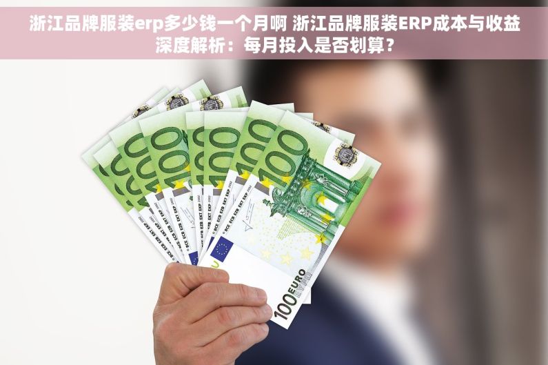 浙江品牌服装erp多少钱一个月啊 浙江品牌服装ERP成本与收益深度解析：每月投入是否划算？