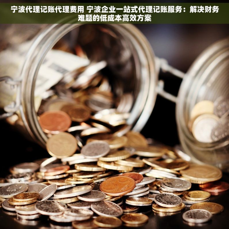 宁波代理记账代理费用 宁波企业一站式代理记账服务：解决财务难题的低成本高效方案