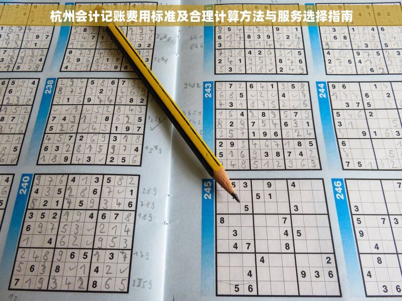 杭州会计记账费用标准及合理计算方法与服务选择指南