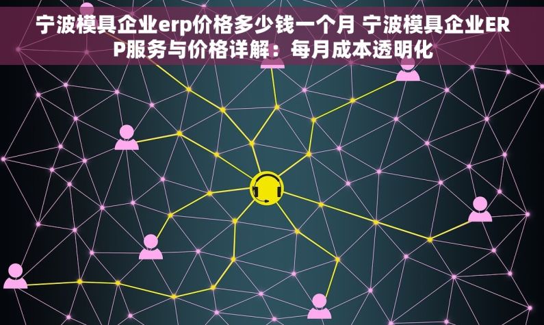 宁波模具企业erp价格多少钱一个月 宁波模具企业ERP服务与价格详解：每月成本透明化