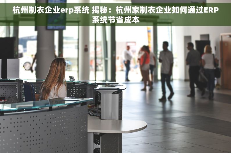 杭州制衣企业erp系统 揭秘：杭州家制衣企业如何通过ERP系统节省成本