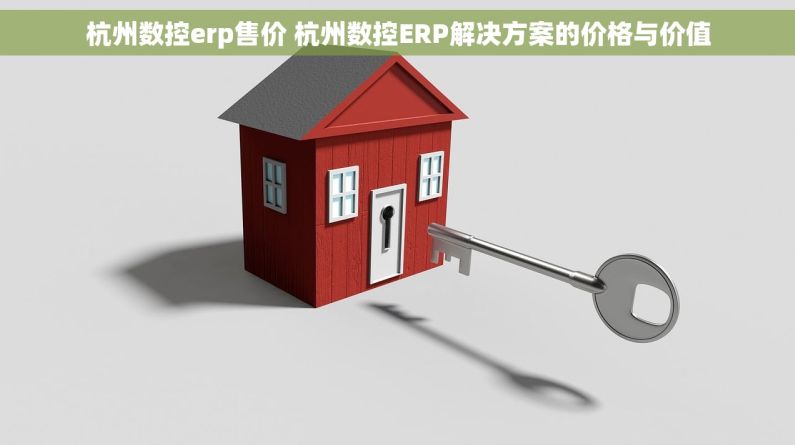 杭州数控erp售价 杭州数控ERP解决方案的价格与价值