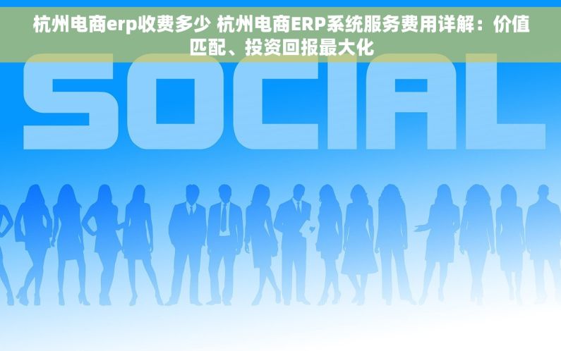 杭州电商erp收费多少 杭州电商ERP系统服务费用详解：价值匹配、投资回报最大化