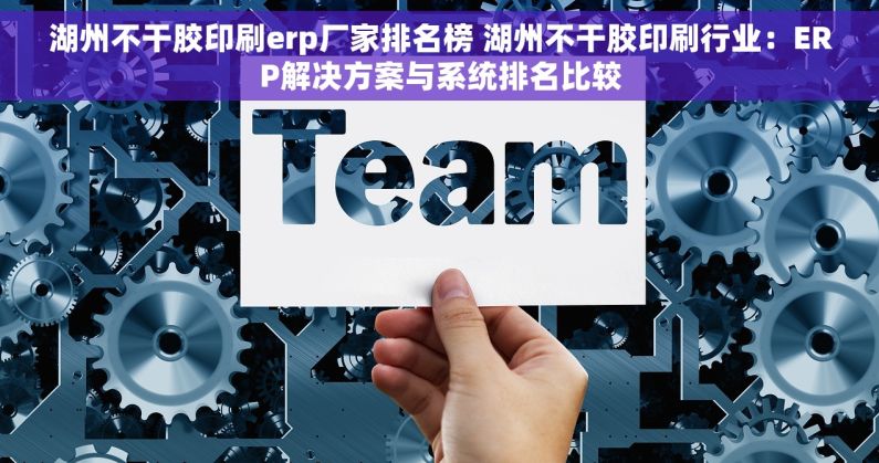 湖州不干胶印刷erp厂家排名榜 湖州不干胶印刷行业：ERP解决方案与系统排名比较