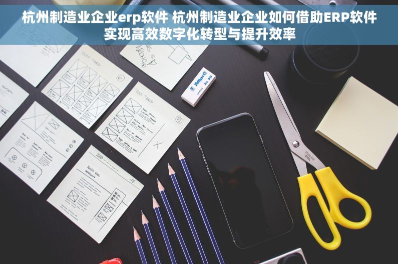 杭州制造业企业erp软件 杭州制造业企业如何借助ERP软件实现高效数字化转型与提升效率