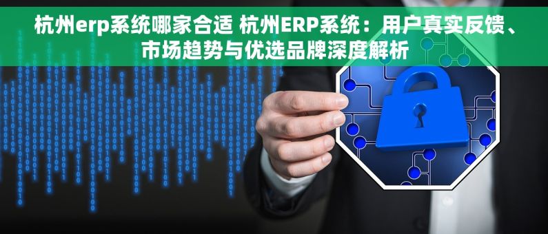 杭州erp系统哪家合适 杭州ERP系统：用户真实反馈、市场趋势与优选品牌深度解析