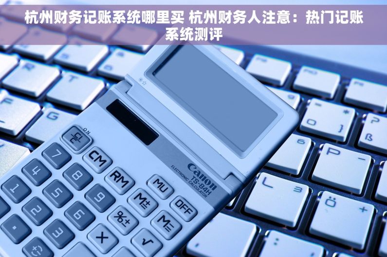 杭州财务记账系统哪里买 杭州财务人注意：热门记账系统测评