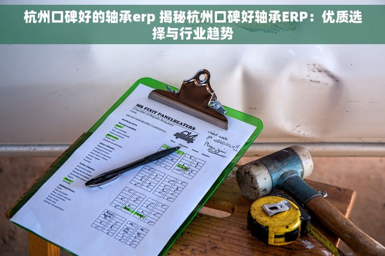 杭州口碑好的轴承erp 揭秘杭州口碑好轴承ERP：优质选择与行业趋势