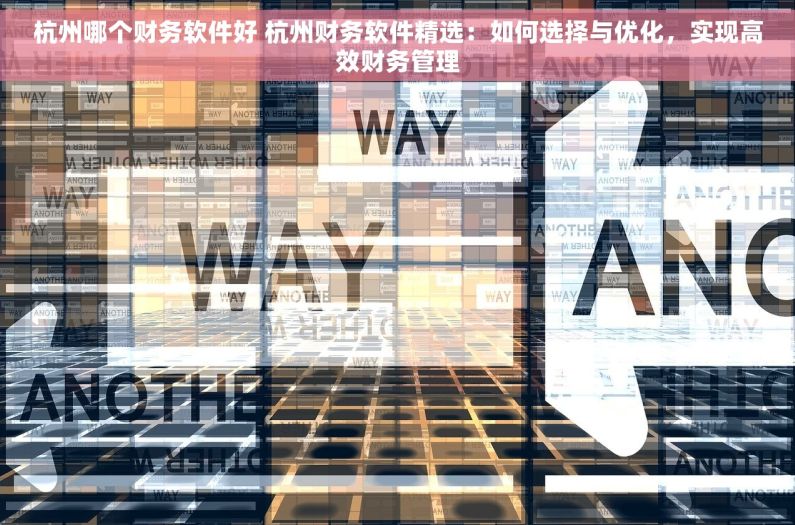 杭州哪个财务软件好 杭州财务软件精选：如何选择与优化，实现高效财务管理